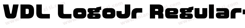 VDL LogoJr Regular字体转换
